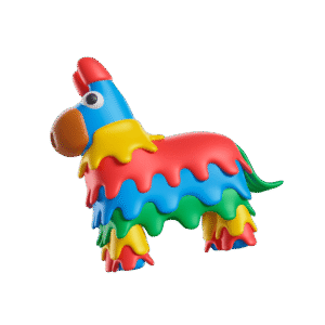 Rainbow Fiesta Pinata Toy